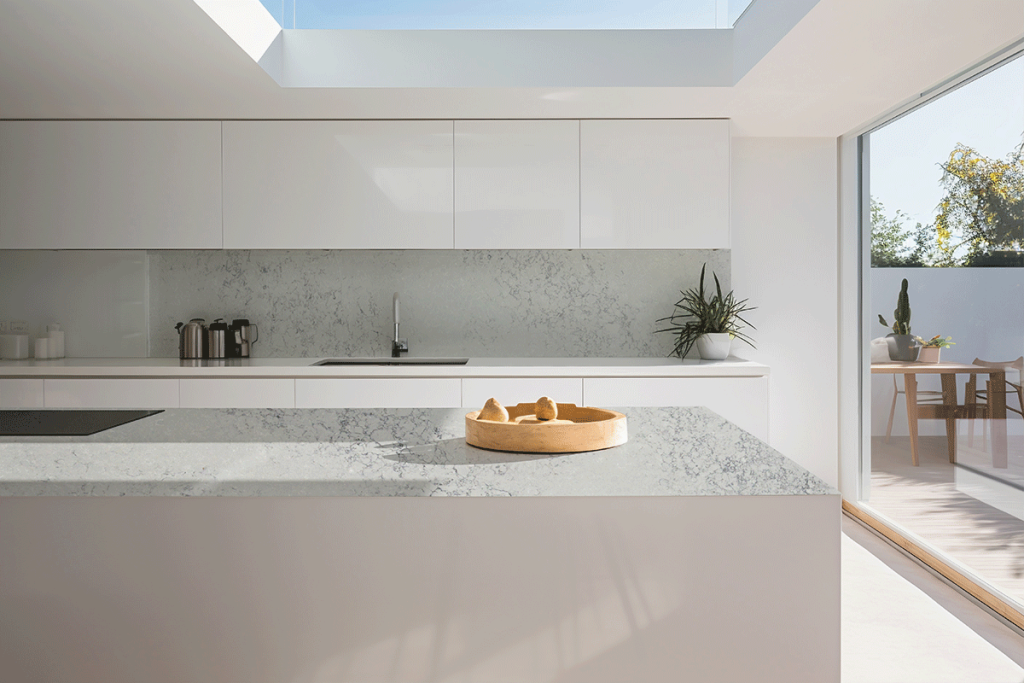 Cloud Burst - VIVA by Pacific | Quartz for Kitchen Countertops